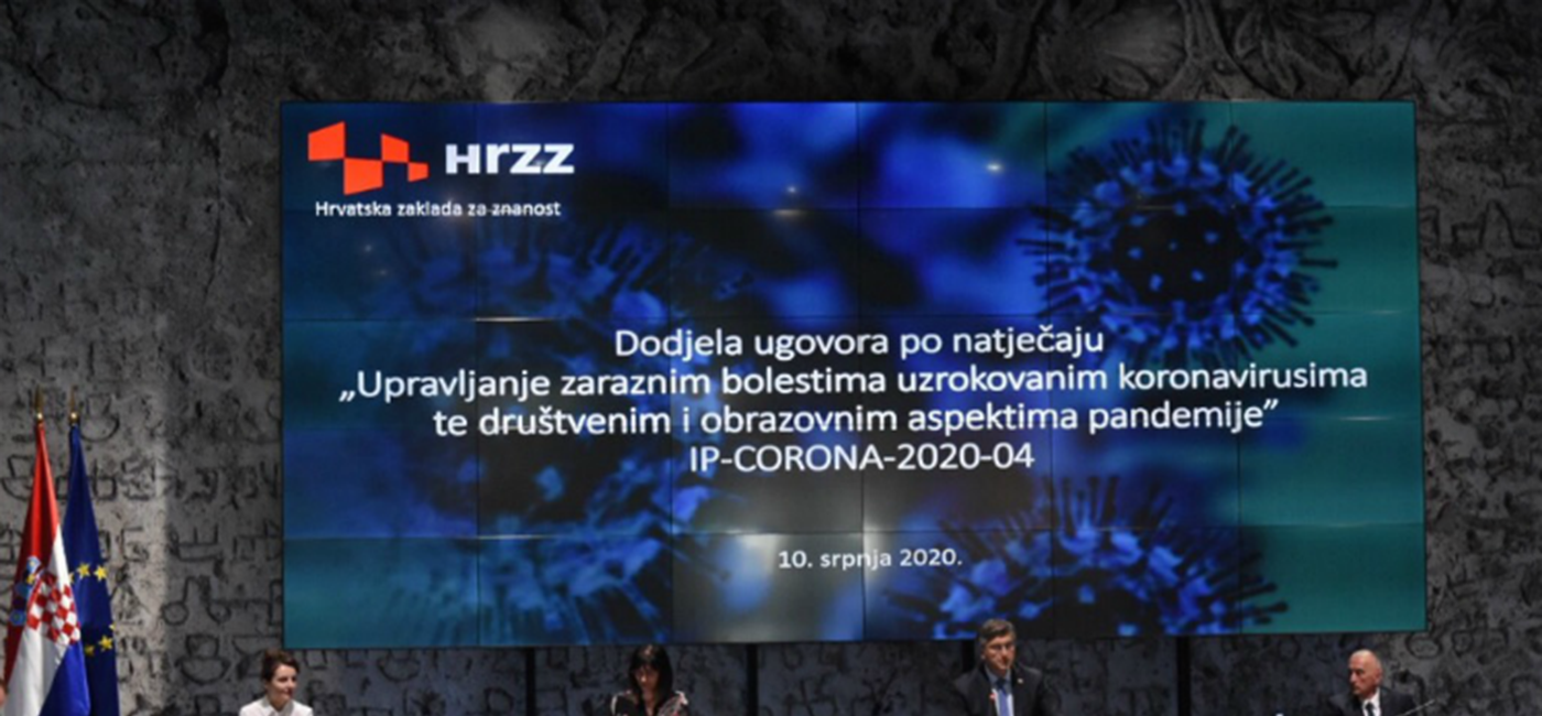 Uručeni ugovori za istraživanje koronavirusa vrijedni 14 milijuna kuna